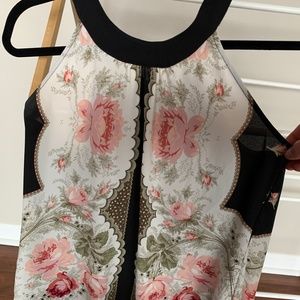Halter tie back blouse